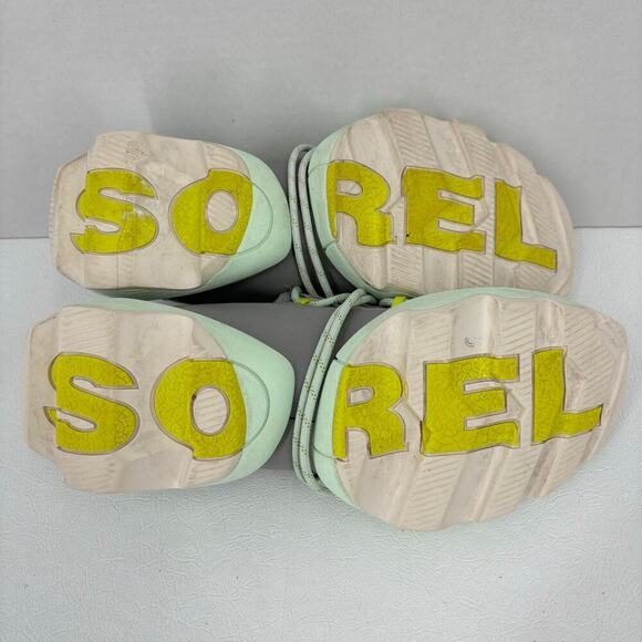 Sorel Kinetic Impact Lace Up Sneakers Dove Gray Sea Salt Women's Size 7.5 - Picture 11 of 11